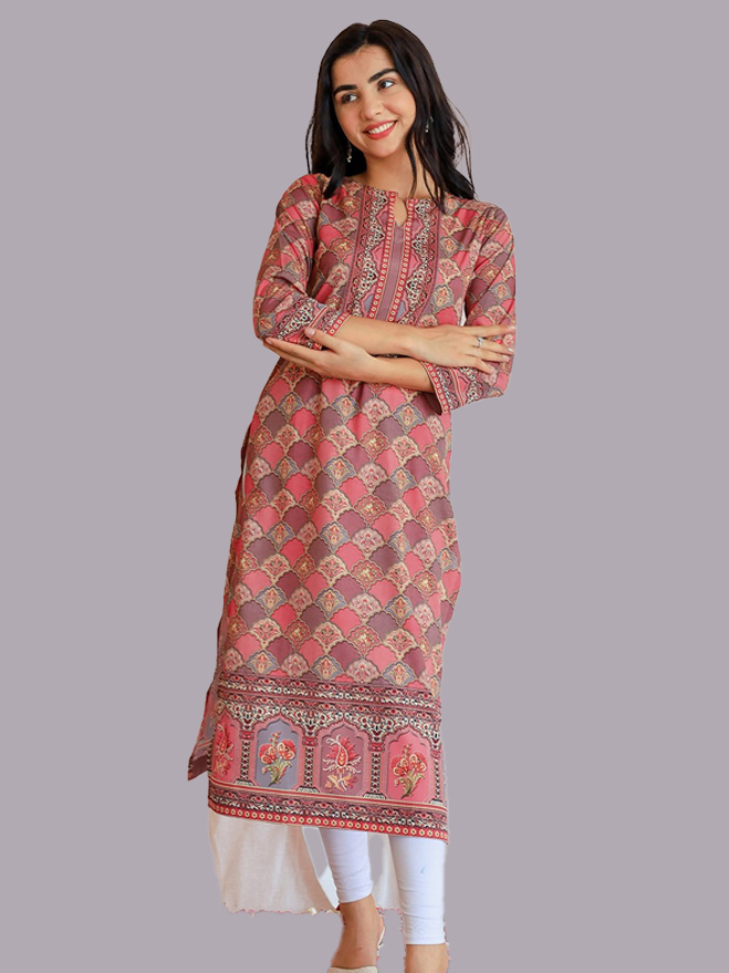 છપાયેલી કુર્તી ડિઝાઇન (6)