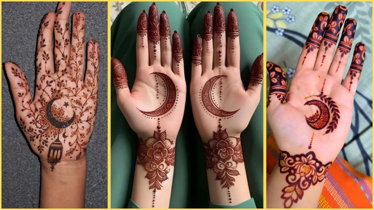 ચાંદ મહેંદી કી ડિઝાઇન્સ: 'ચંદ મહેંદી' ની આ 5 ડિઝાઇનને તમારા હાથમાં મૂકો અને બક્રીડની ઉજવણીમાં સુંદરતા મૂકો, ચિત્રો જુઓ. મહિલાઓ માટે બક્રીડ પર ચાંદ મહેંદી કી ડિઝાઇન ...