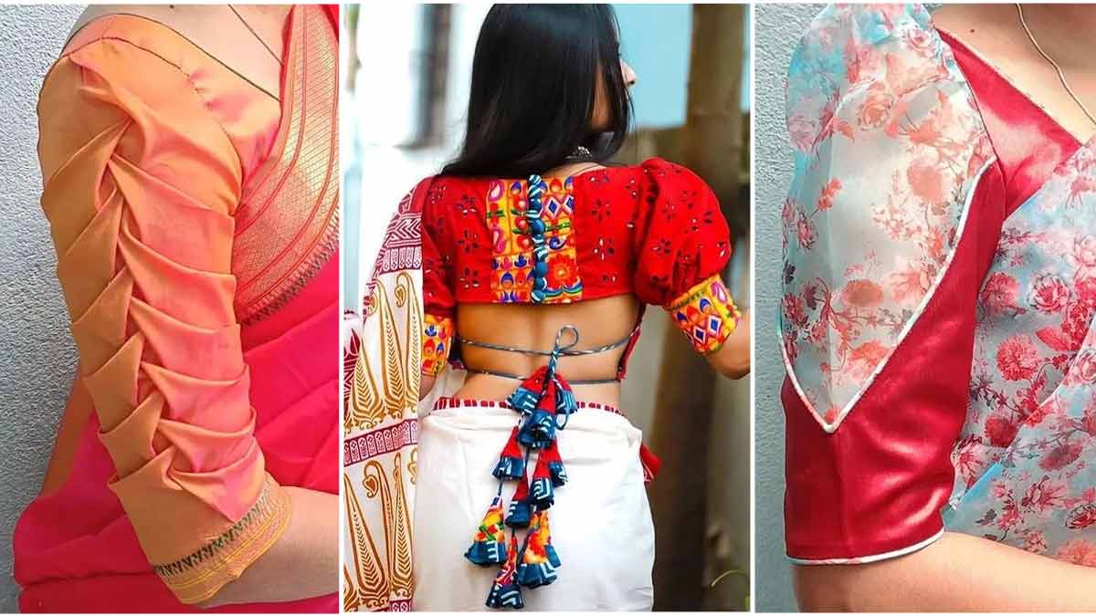 પફ સ્લીવ્ઝ ડિઝાઇન: પફ્સની આ ડિઝાઇન બ્લાઉઝને સ્ટાઇલિશ શૈલી આપશે. સાડી બ્લાઉઝમાં પફ સ્લીવ્ઝ ડિઝાઇનના પ્રકારો | હર્ઝિંદગી