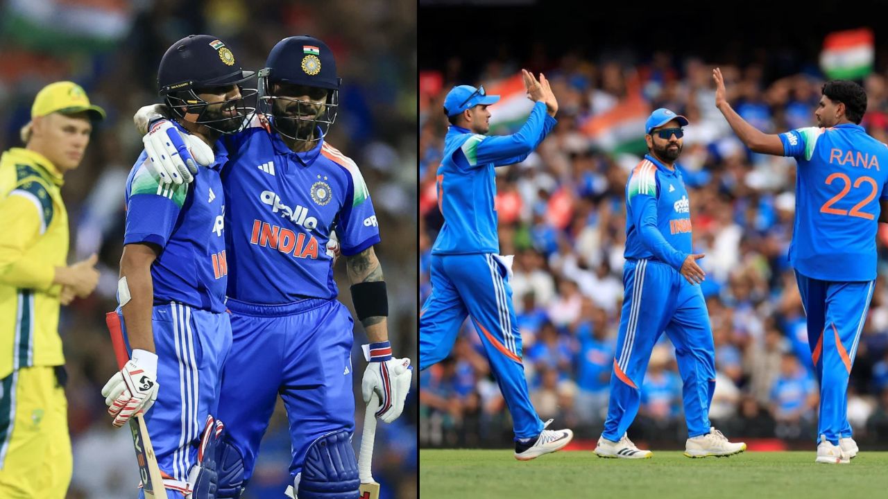 IND vs AUS, STATS: મેચમાં બનાવ્યા 12 મોટા રેકોર્ડ, રોહિત-કોહલી એકસાથે આવી વસ્તુઓ કરનાર વિશ્વના પ્રથમ પાર્ટનર બન્યા. 4 IND vs AUS, STATS: મેચમાં બનાવ્યા 12 મોટા રેકોર્ડ, રોહિત-કોહલી સાથે મળીને આવા કામ કરનારા વિશ્વના પ્રથમ પાર્ટનર બન્યા