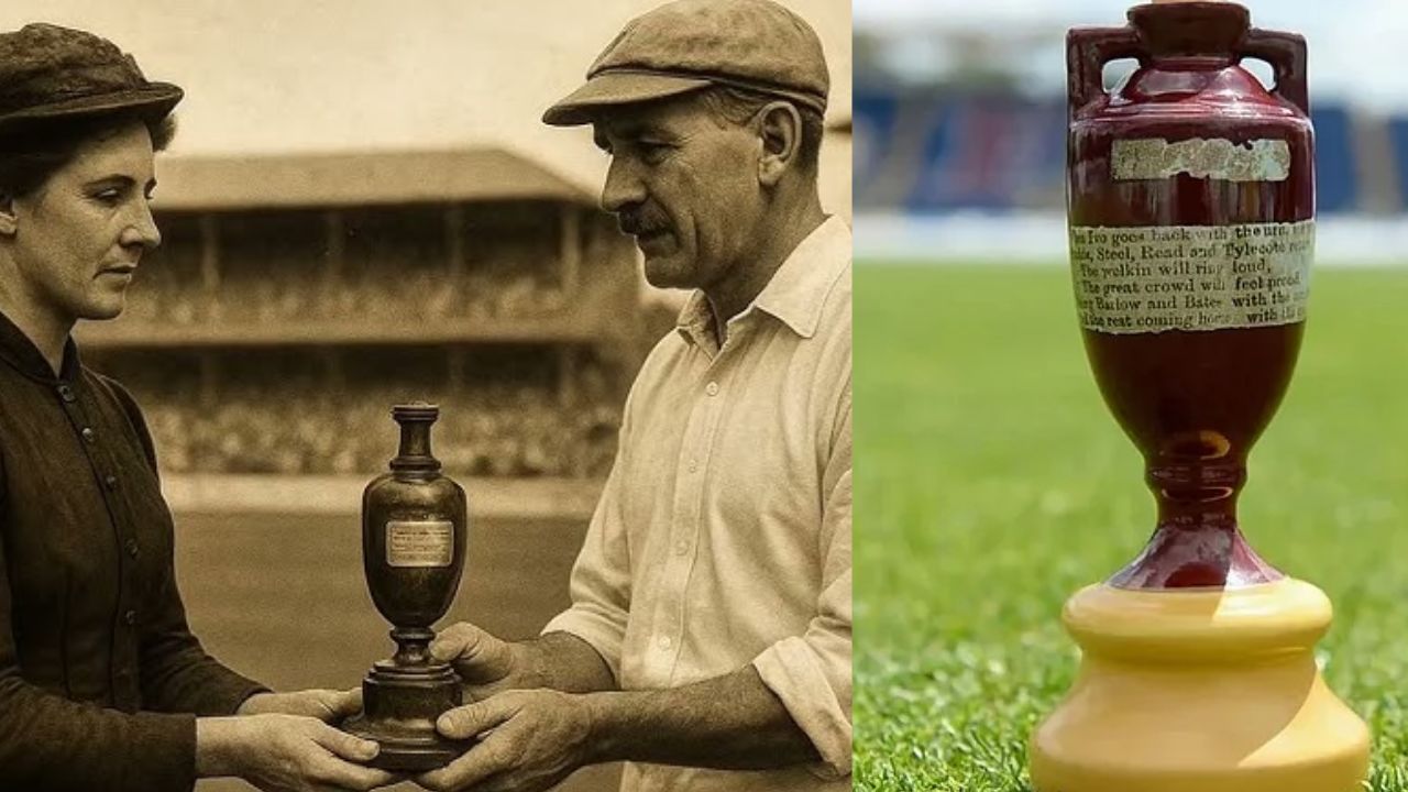 ઈંગ્લેન્ડનો કેપ્ટન-ઓસ્ટ્રેલિયાની તે સુંદર છોકરી...આ માત્ર રાખ નથી, પ્રેમની વાર્તા છે એશિઝ ટેસ્ટ સિરીઝ 4 ઈંગ્લેન્ડનો કેપ્ટન-ઓસ્ટ્રેલિયાની તે સુંદર છોકરી... એશિઝ ટેસ્ટ સિરીઝ માત્ર એશ નથી પણ પ્રેમની વાર્તા છે