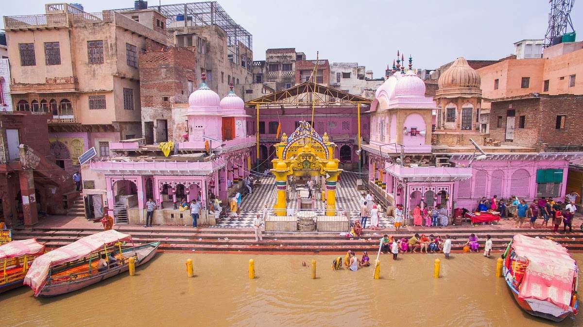 યમરાજ મંદિર વિશ્રામ ઘાટ મથુરા ઉત્તર પ્રદેશ 