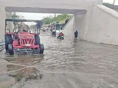સુરેન્દ્રનગરમાં રેલવે અંડરબ્રિજમાં સતત પાણી ભરાઈ રહેતા હોવાથી વાહનચાલકોને મુશ્કેલી