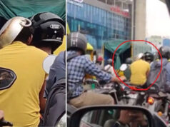 આ લોકો ક્યાંથી આવ્યા… તેની પાસે હેલ્મેટ ન હોવાથી ચલણ જારી ન થાય તે માટે વ્યક્તિએ પહેર્યું લોખંડનું હેલ્મેટ, વીડિયો થયો વાયરલ