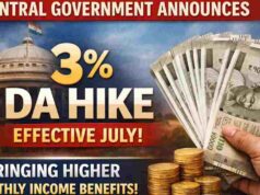 7મું પગાર પંચ: કેન્દ્રીય કર્મચારીઓ મુશ્કેલીમાં! સરકારે DAમાં 3%નો વધારો કર્યો, જાણો હવે કેટલો થશે પગાર અને એરિયર્સ
