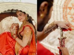 રશ્મિકા-વિજયના લગ્નની અંદરની તસવીરો, શાહી તલવાર અને શ્રી યંત્રની ઝલક