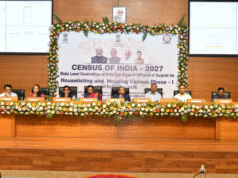 ભારતની વસ્તી ગણતરીના પ્રથમ તબક્કા 2027 માટે ગુજરાતના ગાંધીનગરમાં મુખ્ય વસ્તી ગણતરી અધિકારીઓની એક વિશેષ બેઠક યોજાઈ હતી.