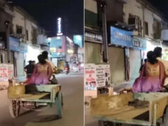 લક્ઝરી કાર નહીં, પણ પ્રેમની સવારી… પતિ-પત્નીએ પોતાની સાદગીથી ઈન્ટરનેટનું દિલ જીતી લીધું, કપલ હેન્ડકાર્ટ પર બેસીને ફરવા નીકળ્યું.