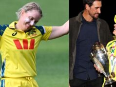 6,6,4,4,4,4,4,4…..સ્ટાર્કની પત્ની તેની વિદાય મેચમાં ચમકી, ટીમ ઈન્ડિયા સામે 158 રન બનાવીને હલચલ મચાવી