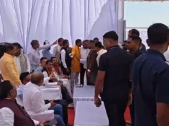 ભૂમિપૂજન કાર્યક્રમમાં મચ્યો હંગામો, મંચ પર ભાજપના નેતાઓ થયા અથડામણ, મંત્રી-ધારાસભ્ય સામે મારામારી થઈ