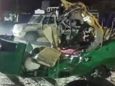 રાજકોટ નજીક ટ્રકે રિક્ષાને અડફેટે લેતા ચારના મોત, ટ્રકચાલકની ધરપકડ