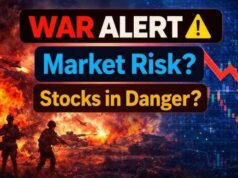 શેર બજાર ખુલ્યું: મધ્ય પૂર્વના યુદ્ધથી બજાર હચમચી ગયું, સેન્સેક્સ 1,200 પોઈન્ટ તૂટ્યો, નિફ્ટી 300 પોઈન્ટ નીચામાં ખુલ્યો.